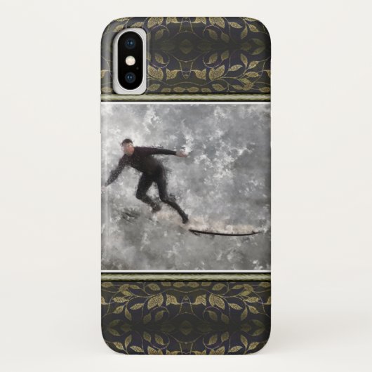 Fall Surfer iPhone X Case-Mate iPhone Hülle (Rückseite)