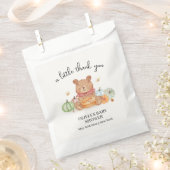 Fall Süsse Pumpkin Pie Teddy Bear Baby Dusche Geschenktütchen (Ausgeschnitten)