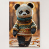 Fall Sweater Panda Puzzle (Vertikal)