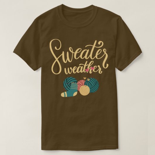 Fall Sweater Weaather T-Shirt (Design vorne)
