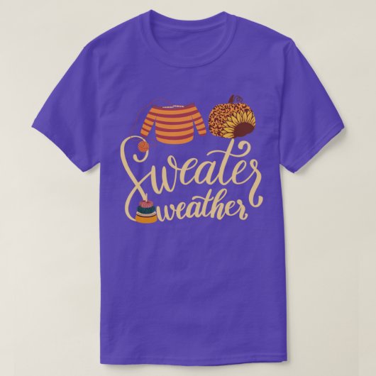 Fall Sweater Weather1 T-Shirt (Design vorne)