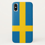 Fall "Swedish Flag (Schweden) Case-Mate iPhone" iPhone Hülle (Rückseite)