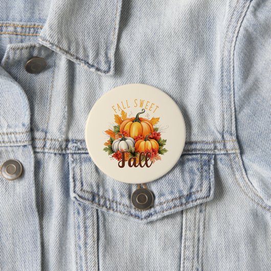 Fall Sweet Fall Button (Beispiel)