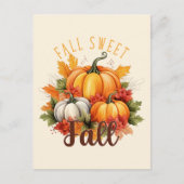 Fall Sweet Fall Postkarte (Vorderseite)