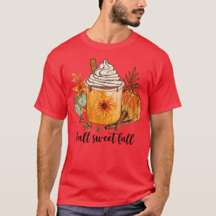 Fall Sweet Fall Pumpkin Sonnenblume Vintag Herbst T-Shirt