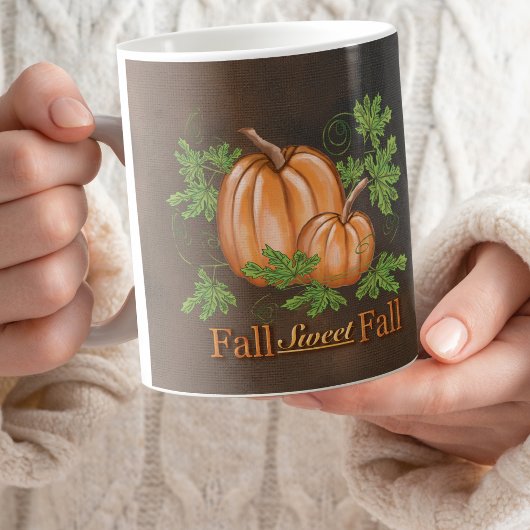 Fall Sweet Fall Pumpkins | Rustikales Brown Kaffeetasse
