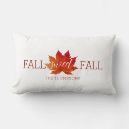 Fall Sweet Fall Roter Herbst Ahornblätterpilz Ahor Lendenkissen