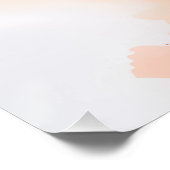 Fall Tea Party Elegantes Brautparty Poster (Ecke)