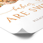 Fall Teddy Bären Babies sind süß Nimm eine Leckere Poster (Ecke)