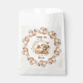 Fall Teddy Bear Birthday Favor Bags Geschenktütchen (Vorderseite)