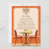 Fall Tee-Party Einladung (Vorderseite)