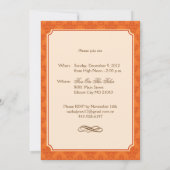 Fall Tee-Party Einladung (Rückseite)