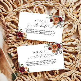 Fall Terracotta Burgundy Bellinzona Begleitkarte