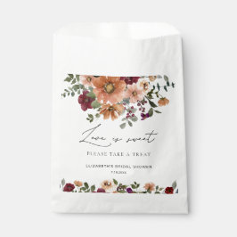 Fall Terracotta Burgundy Liebe ist süß Geschenktütchen