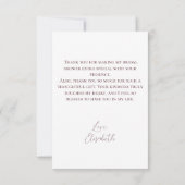 Fall Terracotta Dry Florals Pampas Grass Vielen Da Karte (Rückseite)