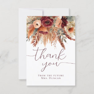 Fall Terracotta Dry Florals Pampas Grass Vielen Da Karte