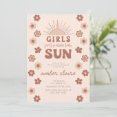 Fall Terracotta Junggeselinnen-Abschied Scottsdale Einladung (Stehend Vorderseite)