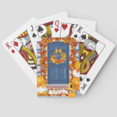 Fall Thanksgiving Autumn Harvest Spiral Notebook Spielkarten (Rückseite)