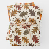 Fall Thanksgiving Geschenkpapier Set (Beispiel)