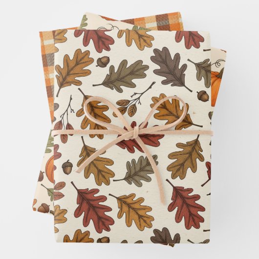 Fall Thanksgiving  Geschenkpapier Set (Beispiel)