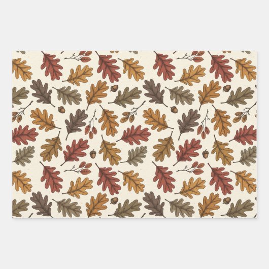 Fall Thanksgiving Geschenkpapier Set (Vorderseite)