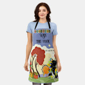 Fall, Thanksgiving, Kiss the Cook Apron Schürze (Getragen)