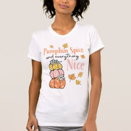 Fall Thema Frauen T-Shirt - "Pumpkin Gewürz"