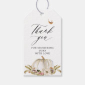 Fall Theme Baby Dusche Gefallen Geschenkanhänger (Vorderseite)