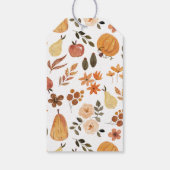 Fall Theme Baby Shower Thank You  Geschenkanhänger (Rückseite)