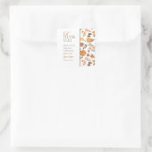 Fall Theme Baby Shower Thank You Sticker (Tasche)