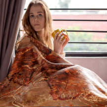 Fall Theme Blätter Terracotta