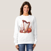 Fall Theme Harp Pumpkin Sweatshirt (Vorne ganz)