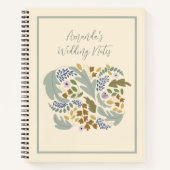 Fall Theme Wedding Plans Notizblock (Vorderseite)