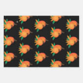 Fall Theme Wrapping Paper Flat Sheet Set 3 Geschenkpapier Set (Vorderseite 3)