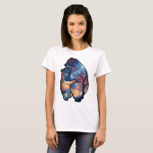 Fall Themed Bear Hug T-Shirt (Vorne ganz)