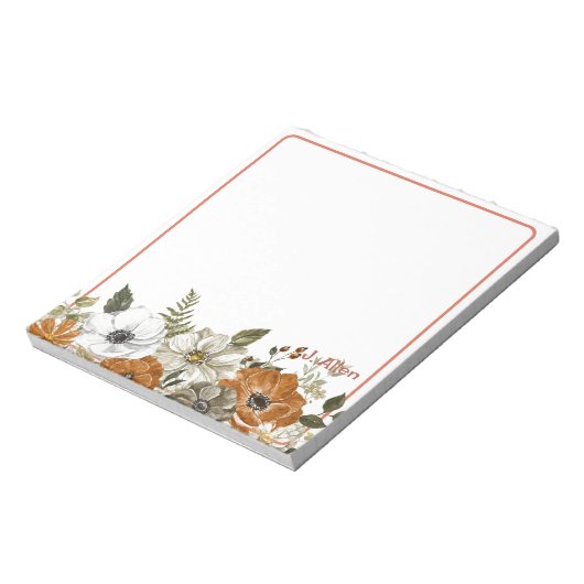 Fall Themed Personalisiert Notizblock (Rotiert)