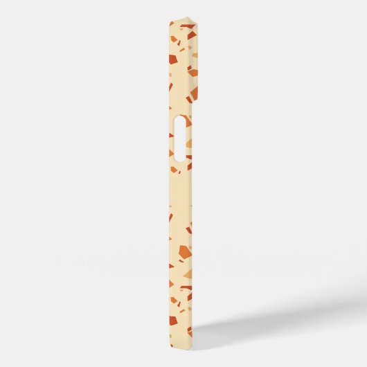 Fall Themed Terrazzo Muster Personalisiert Case-Mate iPhone Hülle (Rückseite / Rechts)