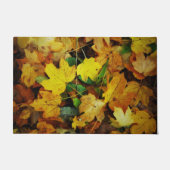 Fall-Themenorientierte Tür-Matte - goldenes Fußmatte (Vorderseite)