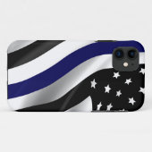 Fall Thin Blue Line Case-Mate iPhone Hülle (Rückseite (Horizontal))