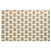 Fall Tibetischer Spaniel (braun) Dog Pumpkins Nied Stoff (Fat Quarter (45,7 x 55,9 cm))