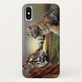 Fall Tiger und Cub iPhone X Case-Mate iPhone Hülle (Rückseite)