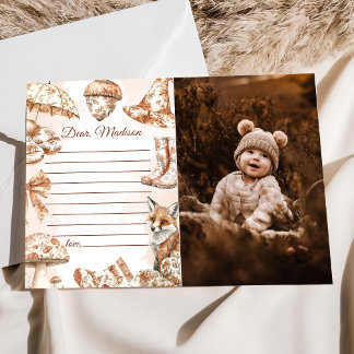 Fall Toile De Jouy Kapsel - Hinweis-Karte Einladung