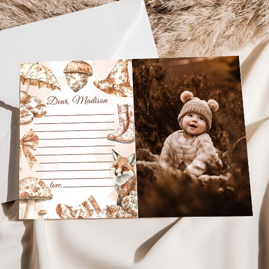 Fall Toile De Jouy Kapsel - Hinweis-Karte Einladung