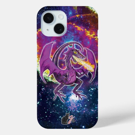 Fall Tourmaline Cosmic Dragon Case-Mate iPhone Hülle (Rückseite)