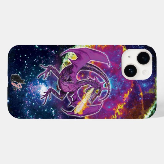 Fall Tourmaline Cosmic Dragon Case-Mate iPhone Hülle (Rückseite (Horizontal))