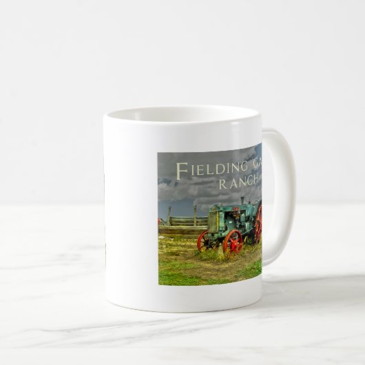 Fall-Traktor Kaffeetasse (VorderseiteRechts)