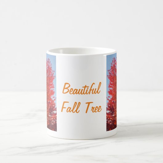Fall Tree Bild | Kaffeetasse (Mittel)
