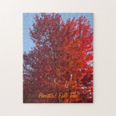Fall Tree Bild | Puzzle (Vertikal)
