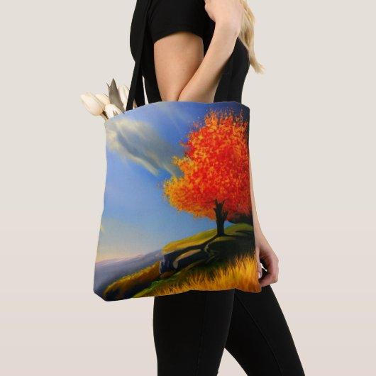 Fall Tree by Ocean Tote Bag Tasche (Von Nahem)