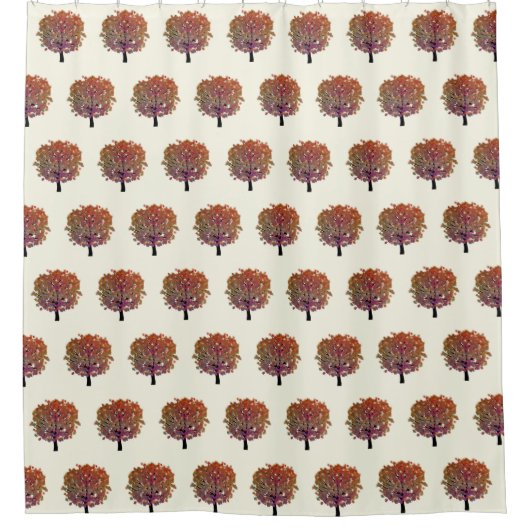 Fall Tree Duschvorhang (Vorderseite)